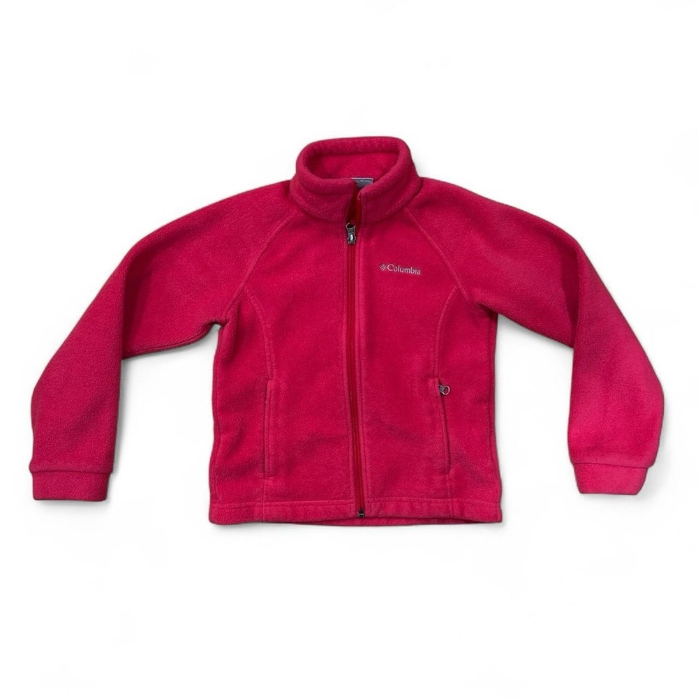 Girl's Pink Columbia fleece jacket Size 6X